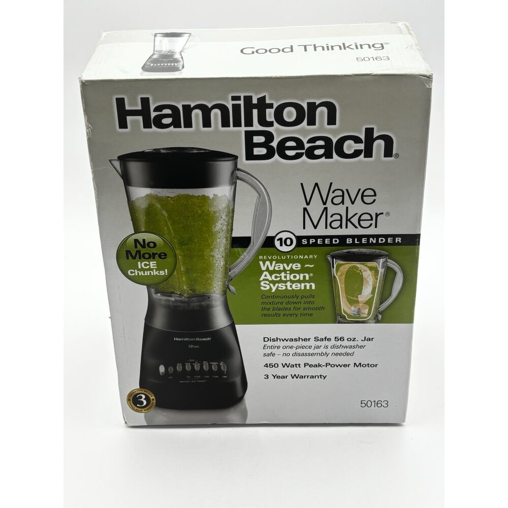Hamilton Beach 50163 Wave-Action Blender *NEW/OPENBOX*